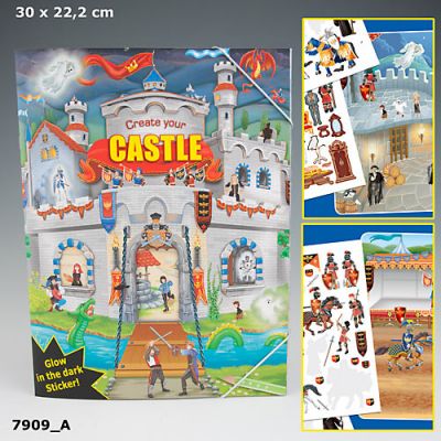 Create Your Castle Sticker Book - Depesche (£5.50)